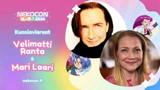 Nekocon 2026 - Kunniavieraat Velimatti Ranta ja Mari Laari Q&A