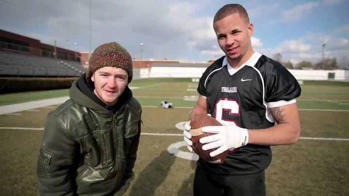 Touchdown Pass - Lenz Photography on set w/ Malachi Horton
