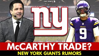 J.J. McCarthy Trade | New York Giants Trade Rumors via Adam Schefter & ESPN