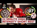 22 Minute High Intensity Short Rest Indoor Cycling Training Session Without Music 🔇