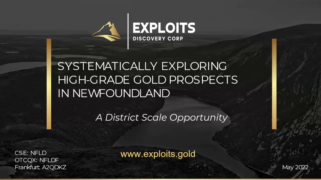 Exploits Discovery Corp. (CSE: NFLD) (OTCQX: NFLDF) Webcast | Planet ...