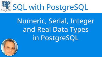 PostgreSQL Data Types | Numeric, Integer, Serial Types