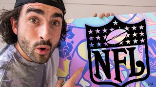 Making Art For 4 NFL Players!! 😮🎨