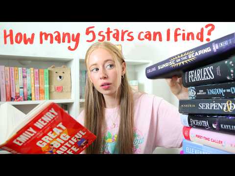 How Many 5 Star Books Can I Find In This Video