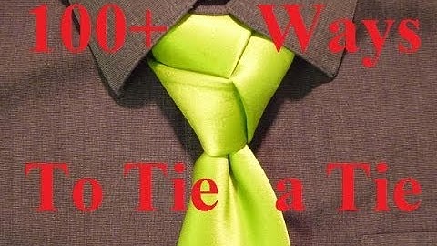 Animated - How to Tie a Necktie - Trinity Knot - How to Tie a Tie