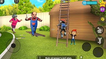 Scary Stranger 3D - New Update New Special Levels Control Mr Grumpy Secret Room part 899