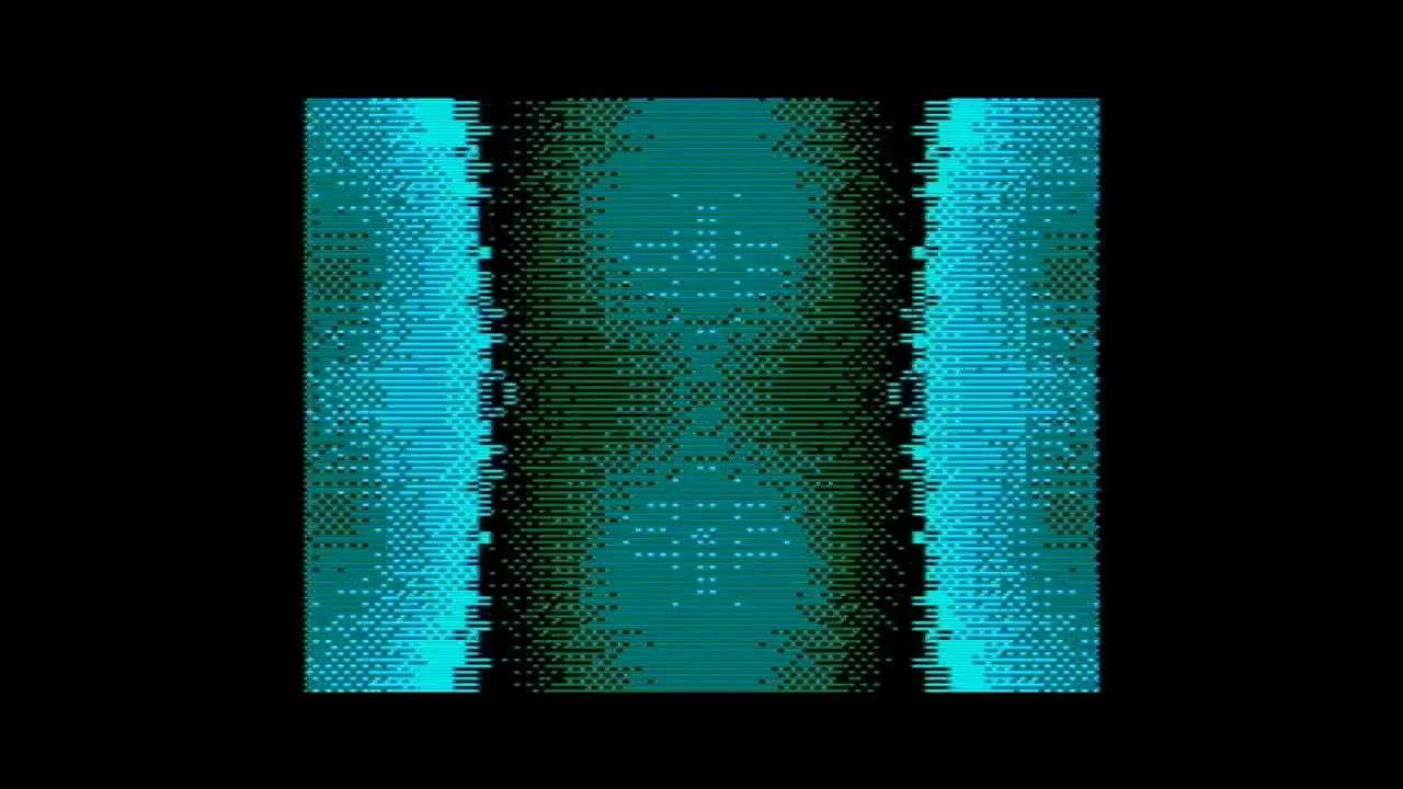 ZX Spectrum 128k - Dust RF artifact color recording Demo 2000