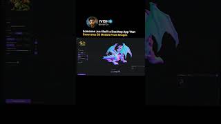 Someone just built a desktop app that that generates 3D models from images and runs 100% locally.