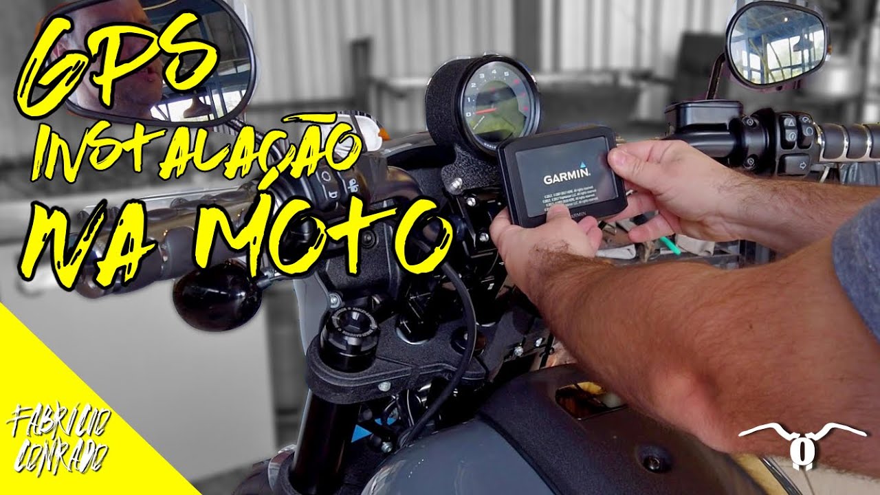 Como instalar GPS em moto. Garmin, ZUMO, TomTom , Multilaser, etc