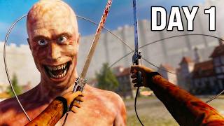 I Survived 7 Days In Attack On Titan Vr Day 1