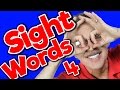 New sight words 4  sight words kindergarten  high frequency words  jump out words  jack hartmann