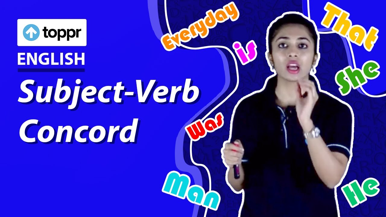 Subject Verb Concord Verb Class 9 English YouTube