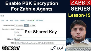 Enable PSK Encryption For Zabbix Agent | Zabbix-6 | Lesson-15