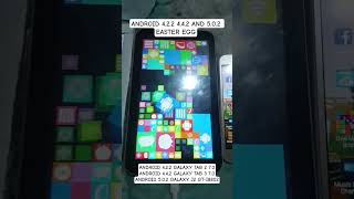ANDROID 4.2.2 JELLY BEAN, 4.4.2 KITKAT AND 5.0.2 LOLLIPOP EASTER EGG