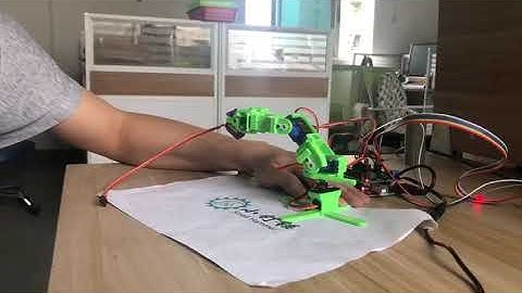 SNAM6000 3D printing four-degree-of-freedom robot arm DIY robot assembling sg90