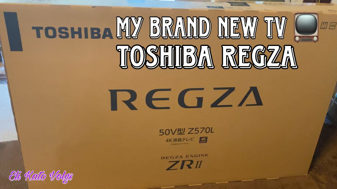 MY BRAND NEW TV TOSHIBA REGZA[Eli Kato Volgs]tv YouTube