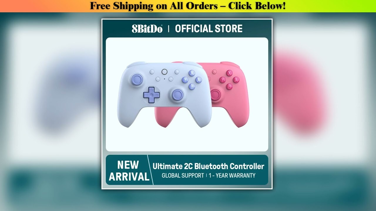 8BitDo Ultimate 2C Wireless Hall Effect Joysticks Bluetooth Gaming Controller for Nintendo switch