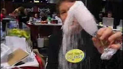Steve Spangler Demonstrating "insta-snow"