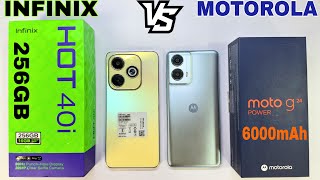 Infinix Hot 40I Vs Motorola Moto G24 Power Unboxing & Comparison