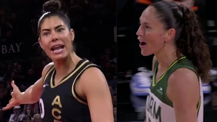 Heated Exchange, Sue Bird Shoved By Kelsey Plum In...