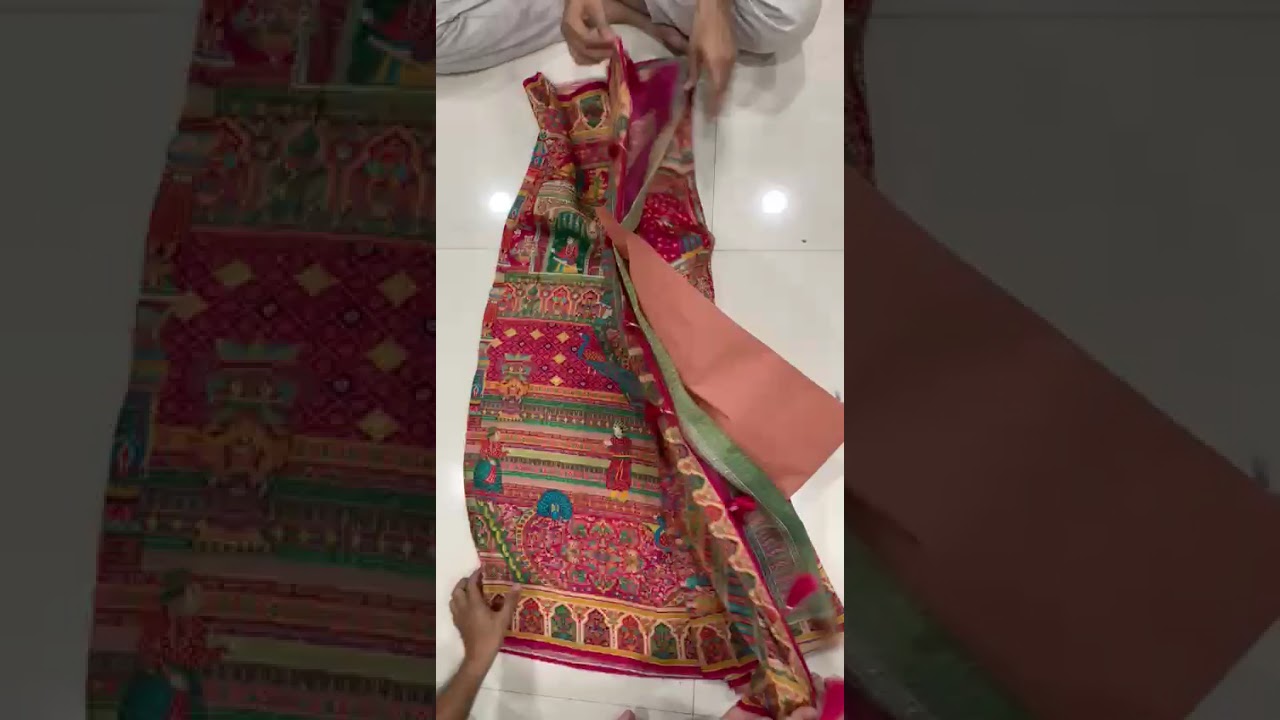 Royal Darbar Pashmina Silk Heritage Mughal Saree
