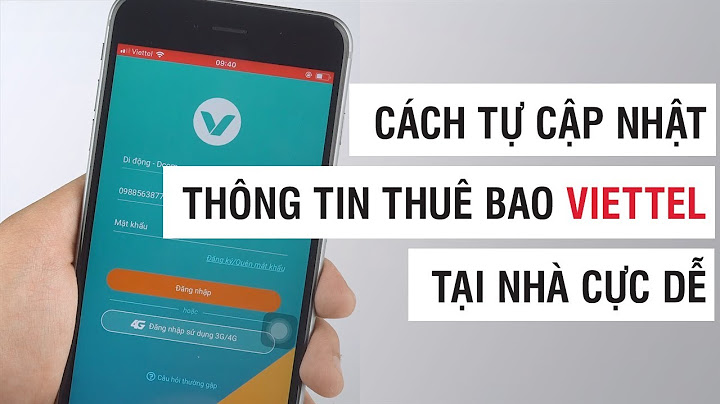 Làm thế nào để đổi thông tin thuê bao viettel năm 2024