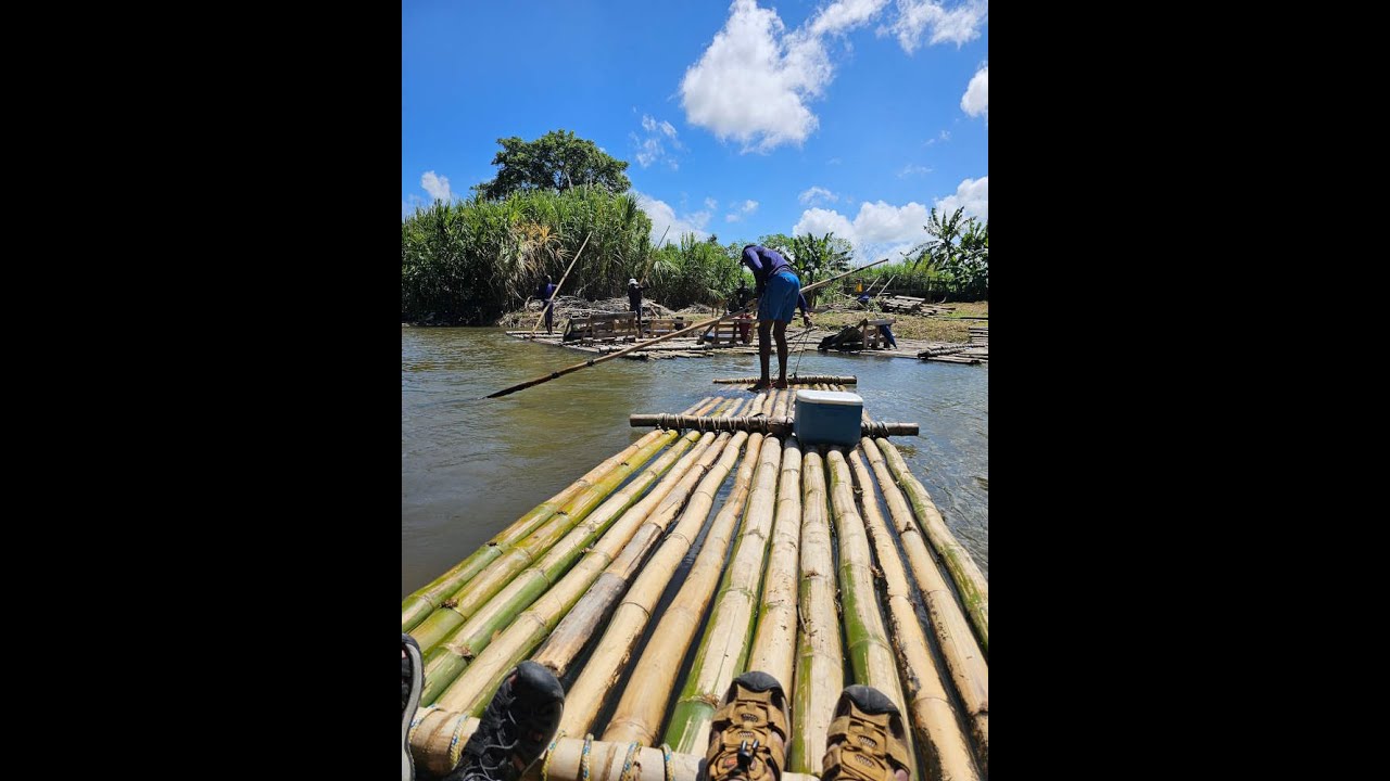 Bamboo Rafting in St Lucia - YouTube
