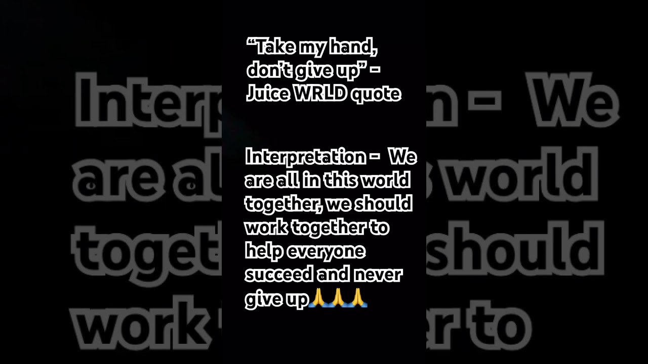 This Juice WRLD verse has some meaning to it 