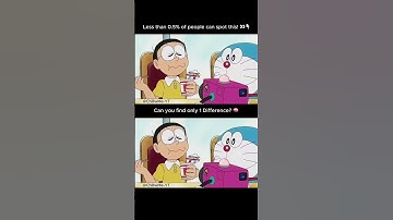 #16 Spot the Difference Game - Can You Find only 1 Difference? 🧠 Challenge. Doraemon and Nobita