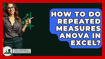 How To Do Repeated Measures ANOVA In Excel? - The Friendly Statistician
