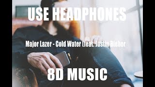Download Lagu Major Lazer - Cold Water (feat. Justin Bieber \u0026 MØ) 8D AUDIO MP3