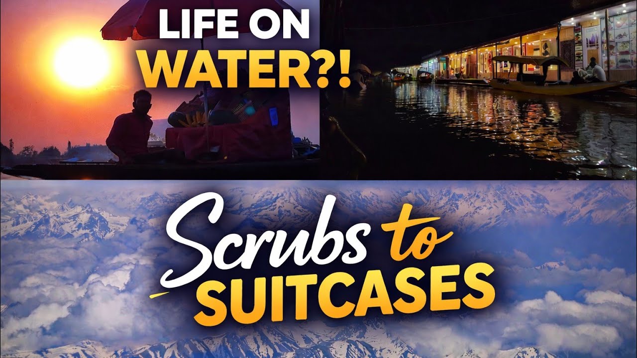 Srinagar Like You’ve Never Seen 🇮🇳 | Dal Lake, Floating Markets & Houseboats | Scrubstosuitcases