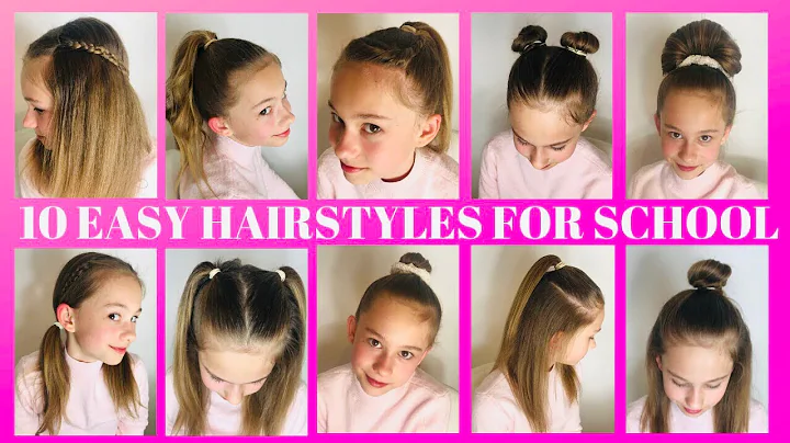 10 QUICK & EASY HAIRSTYLES FOR SCHOOL!