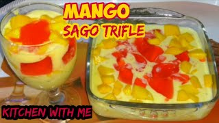 Mango Sago Trifle l How to make Mango Sago Trifle l Mango Trifle