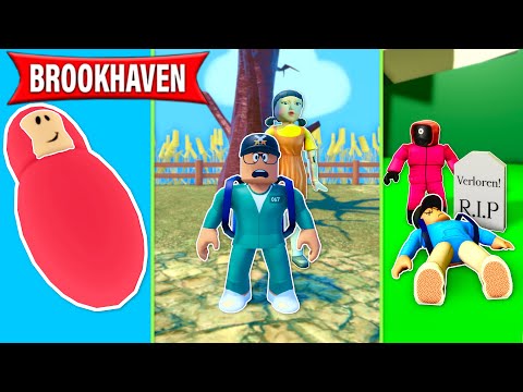 Von Geburt zu Tod Abbaok im Squid Game! Brookhaven Story Roblox Deutsch