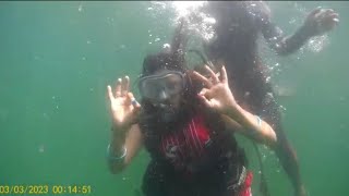 My first Scuba Diving in Grand Island , Goa