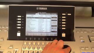 Using 'Music Finder' on Yamaha Tyros - Part Two - Arranging your songs chords