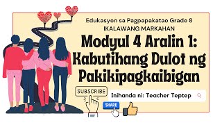 Celebrity ESP 8: MOYUL 4 ARALIN 1: ANG KABUTIHANG DULOT NG PAKIKIPAGKAIBIGAN Net Worth