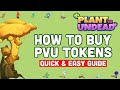 HOW TO BUY PLANT VS UNDEAD TOKENS 🤔 (QUICK TUTORIAL) TAGALOG