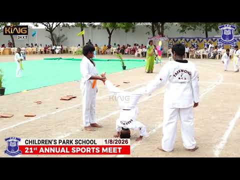 Karate Performance | Children's Park School | 21st Sports Day Celebration | Namakkal | King24x7