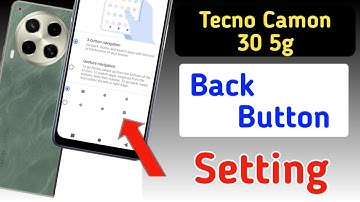 Tecno camon 30 5g back button setting | Tecno camon 30 5g me back button kaise lagaye/navigation key