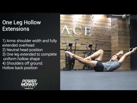 Monkey-Method: One Leg Hollow  Extensions