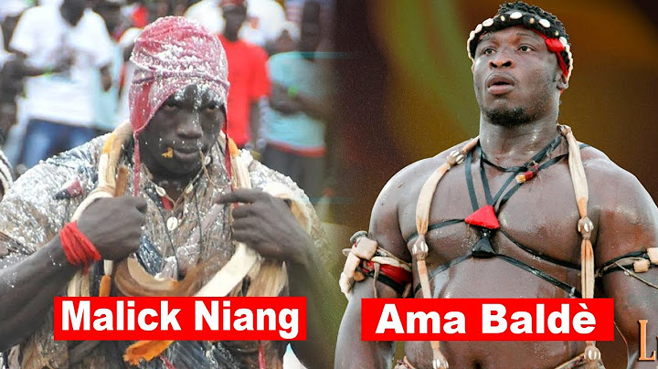 Lutte : Combat Ama Baldè vs Malick Niang