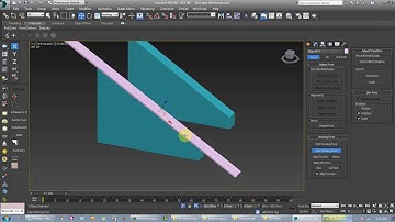 [3ds Max] Align và di chuyển trên mặt phẳng nghiêng
