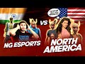 NG ESPORTS VS NORTH AMERICA YOUTUBERS SQUAD 😜 || She Proposed Nonstop On Live 💙