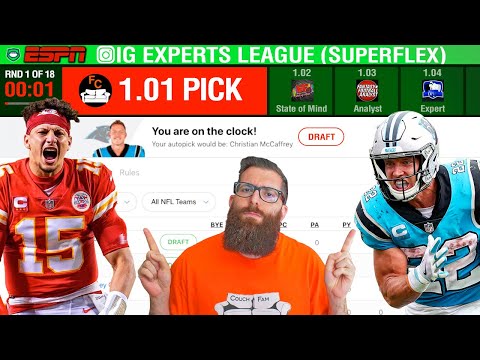 ESPN Fantasy Football Draft 2021 SuperFlex (IG Experts League)