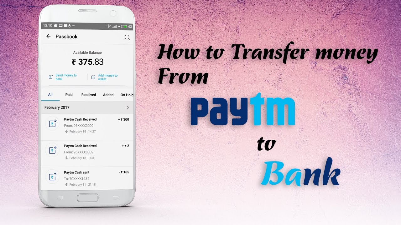 How to Transfer money from Paytm to Bank Account | Payment ...