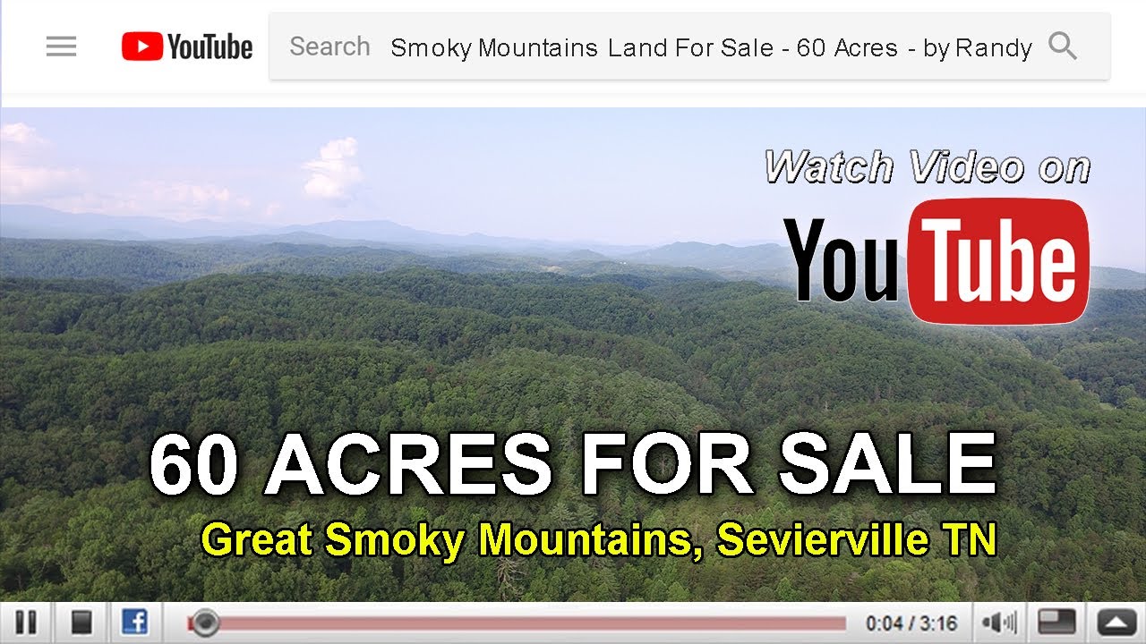 Smoky Mountains Land For Sale 60 Acres by Randy Bable YouTube