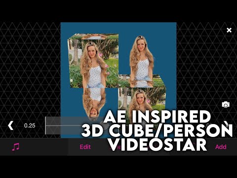 AE 3D Cube/person- Videostar tutorial