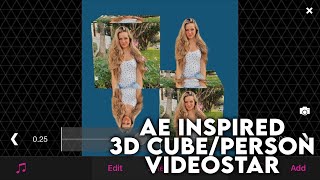 AE 3D Cube/person- Videostar tutorial